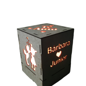 Cubo luminoso personalizado