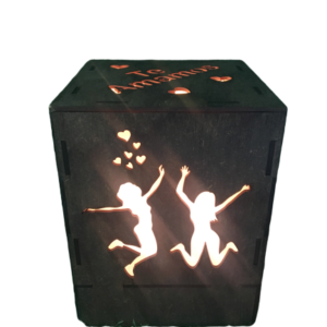 Cubo luminoso personalizado