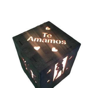 Cubo luminoso personalizado