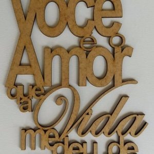 VOCÊ É O AMOR QUE A VIDA ME DEU DE PRESENTE