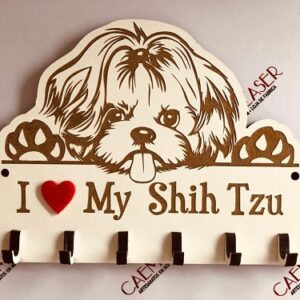 PORTA CHAVES PERSONALIZADO SHIH-TZU