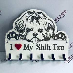 PORTA CHAVES PERSONALIZADO SHIH-TZU