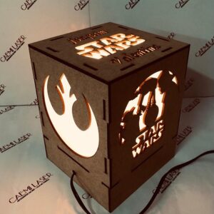 CUBO LUMINOSO PERSONALIZADO STAR-WARS