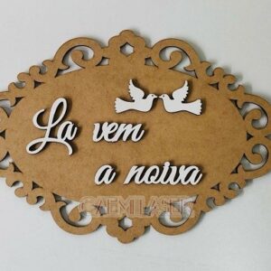 PLACA PARA CASAMENTO