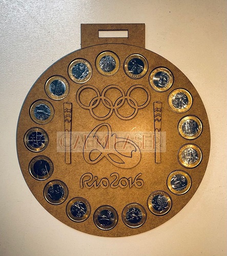 PORTA MOEDAS OLIMPIADAS